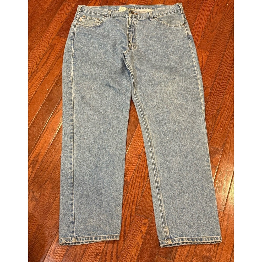 Carhartt Jeans Men's 40x32 Traditional Fit Denim RN 14806 B18 STW - Picture 10 of 10
